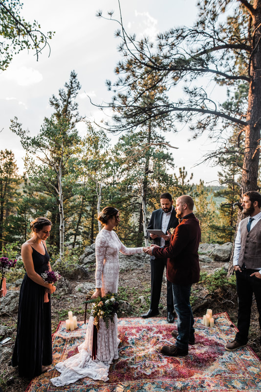 colorado mountain elopement wedding